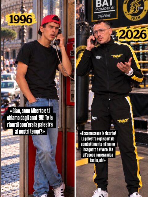 📞🥊 PRONTO, CHI PARLA? IL PASSATO!

⏳ 1996 vs 2026 – 30 ANNI DI PALESTRA, DUE GENERAZIONI, UN SOLO ALBERTO! 😂

☎️ Una telefonata impossibile tra l’Alberto di 18 anni e quello di 50!

🥊 Negli anni ’90, per entrare in una palestra di boxe dovevi essere un DURO. O almeno avere il coraggio di provarci! 💪

🔥 Oggi, nel 2026, le cose sono cambiate… e per fortuna!

La boxe e la kickboxing non sono più soltanto per chi vuole salire sul ring. Sono per chi vuole stare bene, superare i propri limiti, ritrovare fiducia e imparare qualcosa di sé stesso.

👊 I VALORI SONO RIMASTI GLI STESSI:
Disciplina, sacrificio, rispetto e passione.

❤️ È CAMBIATO SOLO CHI PUÒ VIVERLI: OGGI TUTTI!

Dai bambini ai nonni, dagli amatori ai campioni, alla KB GYM c’è posto per chiunque abbia voglia di mettersi in gioco!

😂 Certo… convincere l’Alberto del 1996 non è stato facile!

🥊 PERCHÉ NON DEVI ESSERE FORTE PER ENTRARE IN PALESTRA. ENTRI IN PALESTRA PER DIVENTARLO!

📲 ORA TOCCA A TE!

👇 Nei commenti voglio sapere:

MEGLIO LA PALESTRA DEI DURI DEGLI ANNI ’90 O QUELLA APERTA A TUTTI DEL 2026?

E soprattutto… l’Alberto del 1996 sarebbe sopravvissuto alla KB GYM di oggi? 😂🥊

#KBGym #AlbertoArcesi #BoxingArcesiTeam #Boxe #Kickboxing Palestra Anni90 1996vs2026 SportPerTutti OldSchoolVsNewSchool BoxingLife Roma ReelItalia